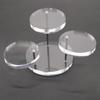 Acrylic Three-Tier Rotating Ring Display Stand