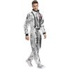 Halloween Couple Wandering the Earth with the Same Space Costume, Uniform Female Astronaut Stage Outfit