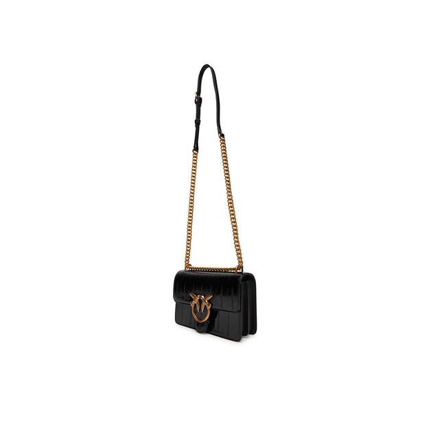Handbag PINKO Love One Mini Dc PE 25 PLTT 100074 A1VE Black