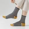5 Pairs Socks Soft Silk Socks Casual Socks Short Tube Striped Boneless Deodorant Socks for Women