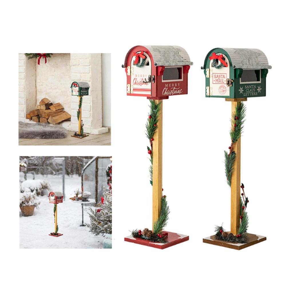 Christmas Decoration Mailbox Decorative Letter Box for Cafe Front Door