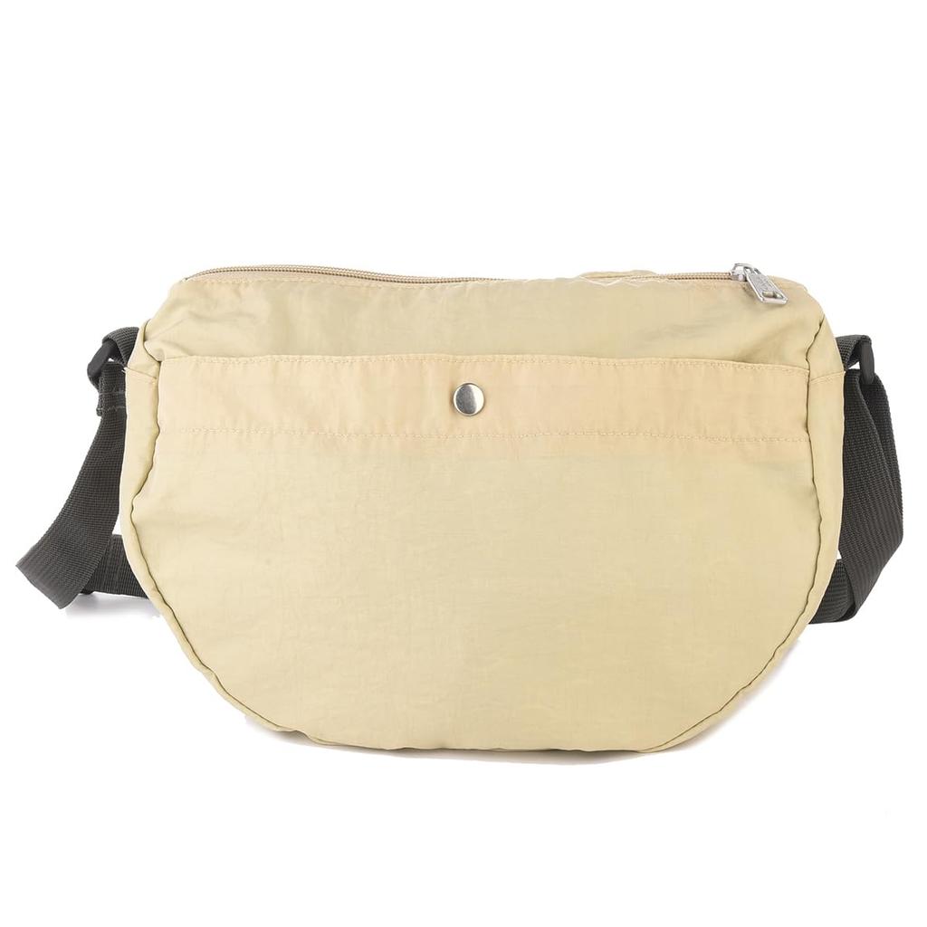 [Kusuguru Japan] Water-Repellent Embroidered Washer Shoulder Bag, Matilda, BE