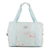 Paul Joe Accessoires Foldable Boston Bag Cat Pattern Chrysanthemum Pattern Blue Large Capacity Travel Gym Outdoor & PJA-B845 PJA-B846 Carry-on
