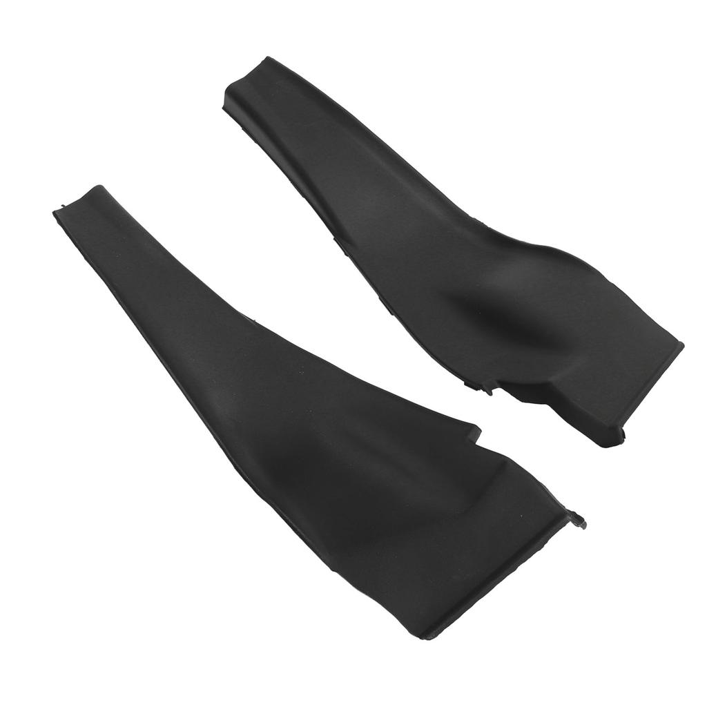 1Pair Front Cowl Extension Trim Cover Black Left Right Windshield Wiper Corner Cover Panel For