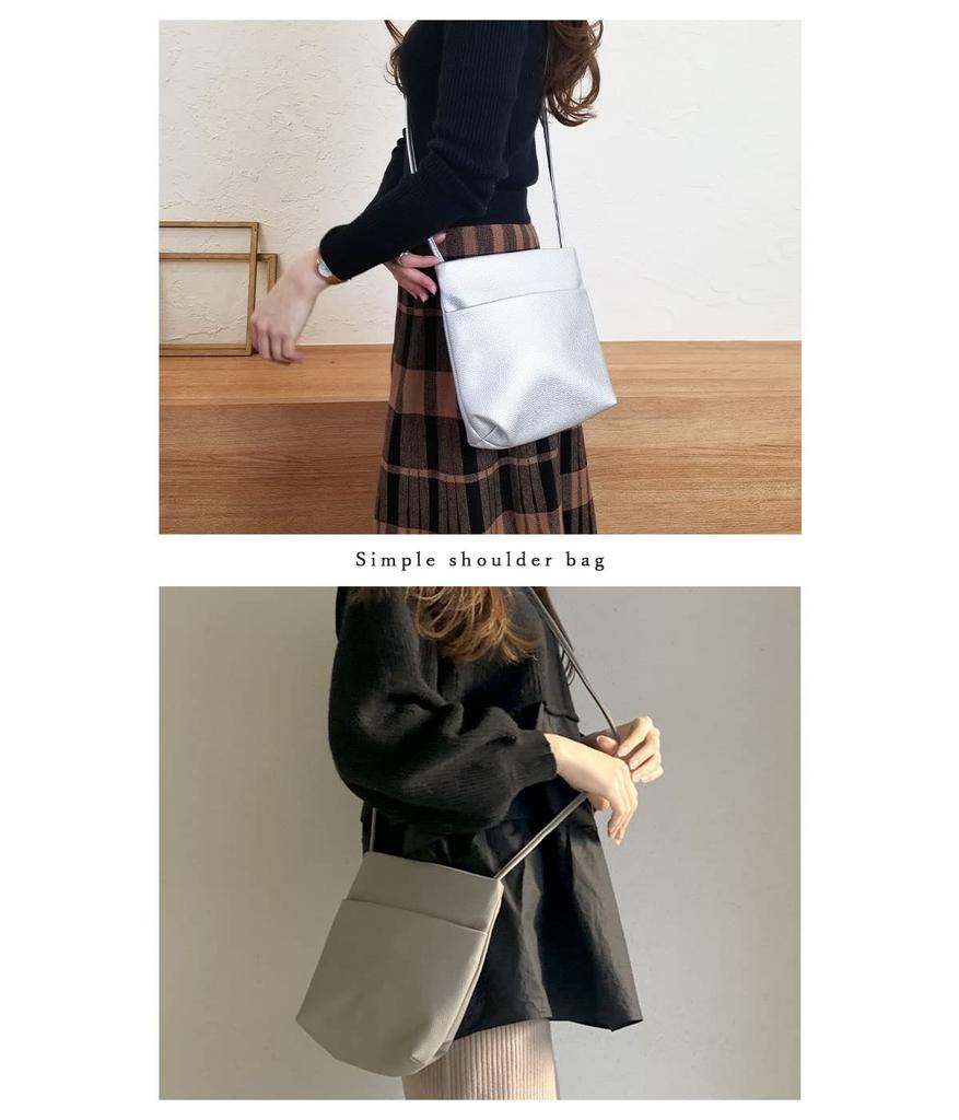 Gisele Women's Shoulder Bag with Smartphone Pouch, Lightweight, with Zipper Pocket, Perfect for Commuting, Outings, and Leisure (Black)