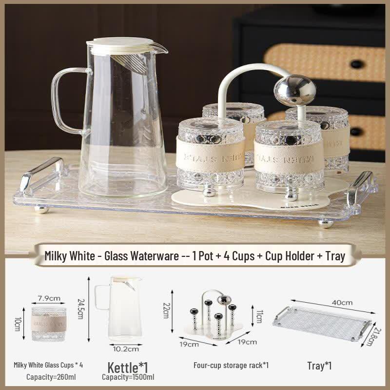 Qiwei High-Value Glass Drinkware Set