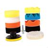 11 Piece Foam Pad Set for Car Polishing And Buffing with Drill Attachment