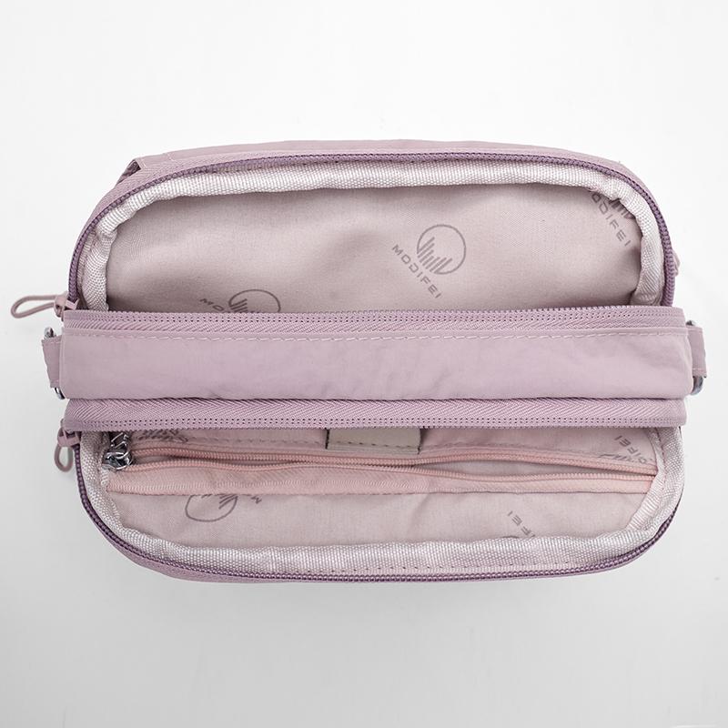 Women's Crossbody Bag Multi-compartment Mobile Phone Bag Solid Color Shoulder Bag