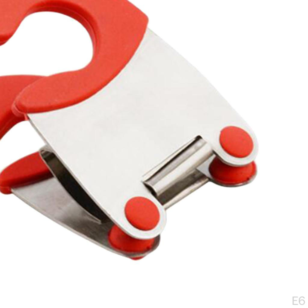 Nerezové Klipy na Lžíce s Tepelně Izolovaným Úchopem, Podložka, Protiskluzové na Hrnec, Odolná Kuchyňská