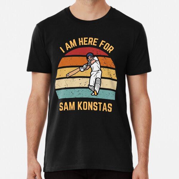 I Am Here for Sam Konstas Premium T-Shirt S To 5XL Made In the AU/USA T-Shirt
