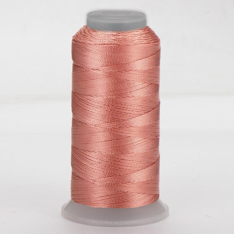 Czerwony pleciony sznurek 0,8 mm 18-żyłowy do nawlekania koralików, węzłów chińskich, frędzli, owijania drutem i bransoletek DIY.