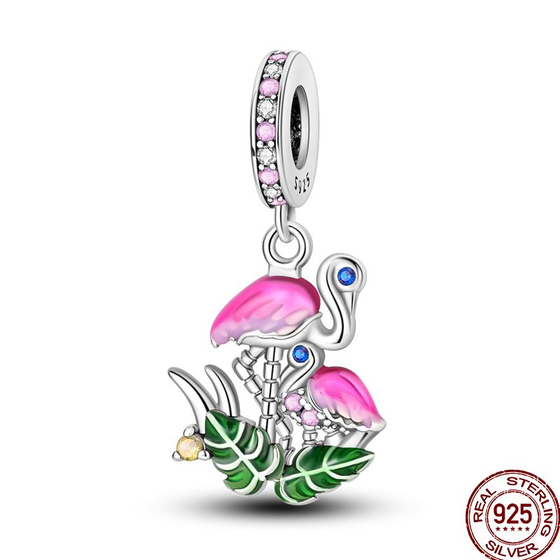 Copper Colorful Butterfly Insect Animal Giraffe Cute Kitten Beaded Beads Suitable Fit Pan Original Bracelet