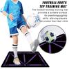 Football Footstep Training Mat Soccer Practicing Equipment Wear Resistant Dribble Control Shock Absorption