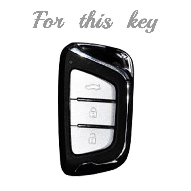 TPU Car Key Cover Case Fob for JAC JIAYUE J7 A5 X4 X7 IC5 IEV7S S3 T8 Refine S4 S7 M6 E20x E40x Protector Keychain Accessories