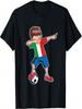 Italy Football Jersey Italian Soccer Fan Dabbing T-Shirt