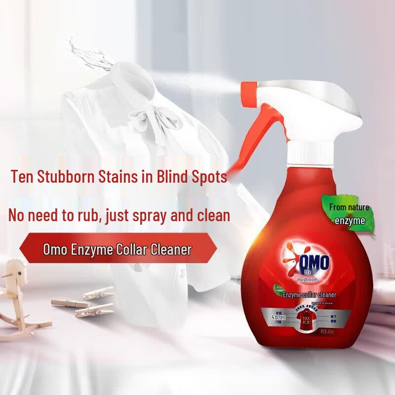 OMO Enzyme Collar & Laundry Stain Remover, 2x400g Set