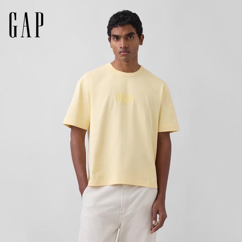 

GAP Unisex Retro Washed Short Sleeve T-Shirt with Small Logo S