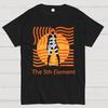 T-shirt Estiva Casual Fresca Larga Unisex 100% Cotone Il Quinto Elemento