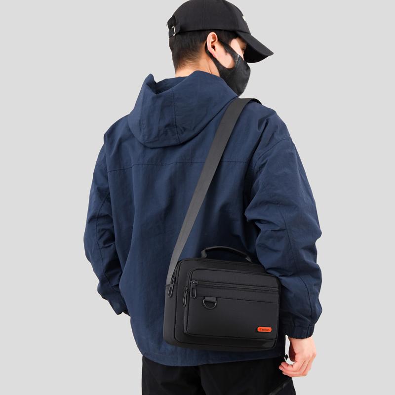 Nuovo uomo multifunzionale Oxford petto borsa moda casual monospalla tracolla impermeabile borsa per telefono