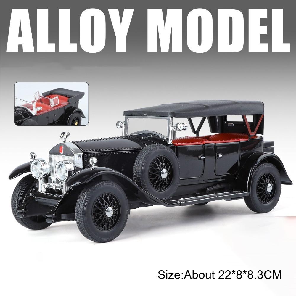1:24 Phantom 500K Legierung Oldtimer Modell Diecast Spielzeug Ornament Türen Geöffnet Sound Licht Rückzieher Fahrzeuge Jungen Sammlerstücke Geschenk