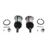 Front Upper Arm Correction Ball Joint 1Pair Left Right Set 1.0 Inch Inch(25 Mm) For Land Cruiser Prado 120 150 2002-