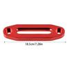 6 Inch Aluminum Hawse Fairlead with Mounting Hardware High Strength Hawse Fairlead Upgrades for Synthetic Winch Rope