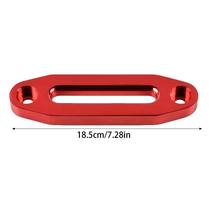 6 Inch Aluminum Hawse Fairlead with Mounting Hardware High Strength Hawse Fairlead Upgrades for Synthetic Winch Rope