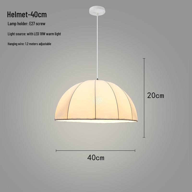 Zen Lantern: Japanese Silk Fabric Pendant Light for Bedroom, Dining Room, and Bar