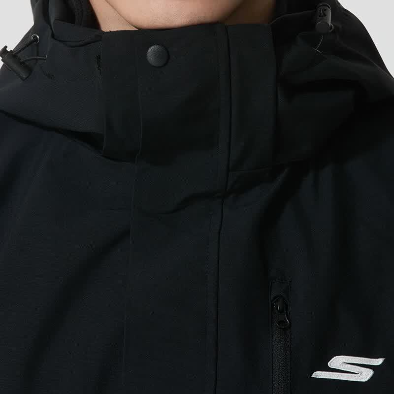 Skechers Unisex 3-in-1 Hooded Woven Jacket