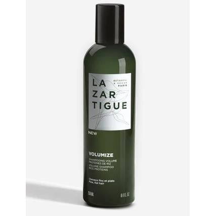 Lazartigue Volumize Shampooing Volume Protéines de Riz Cheveux Fins et Plats 250ml