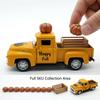 Vintage Pumpkin Die- Alloy Car Model Retro Decor Figurine