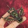 Dragon Bloodstone Pendant Copper Wire Wrapped Pendant Owl Pendant Handmade Copper Jewelry Gemstone Pendant Wire Wrapped Jewelry Gift For Her