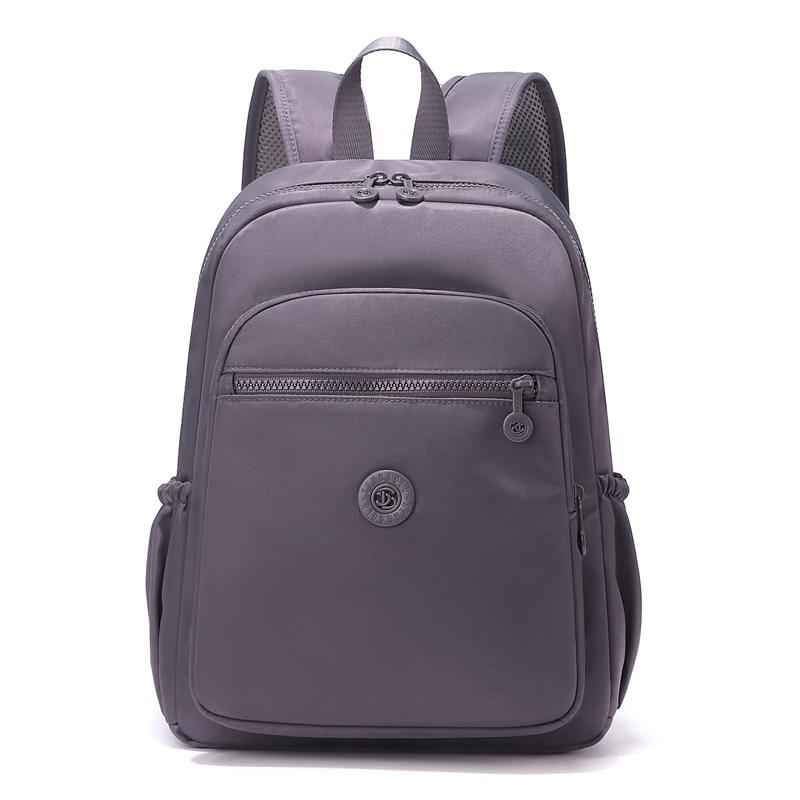 Zaino Monocolore da Donna Leggero Impermeabile in Nylon Zaino da Viaggio