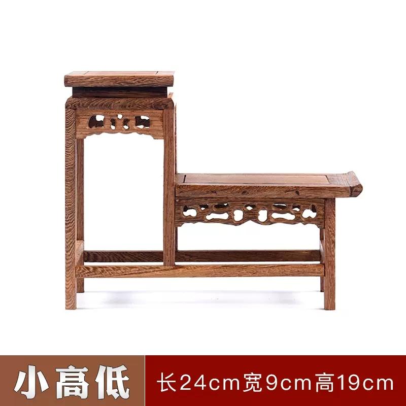 

Monochrome Chinese Tea Set with Sand Pot Frame, Small Monochrome Pavilion Display Frame, Modern and Simple Decoration