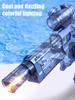 Automatic Water Absorbing Large Capacity Water Gun Summer Electric Water Gun Long Rang Pulse Watergun Outdoor Toy With Light
