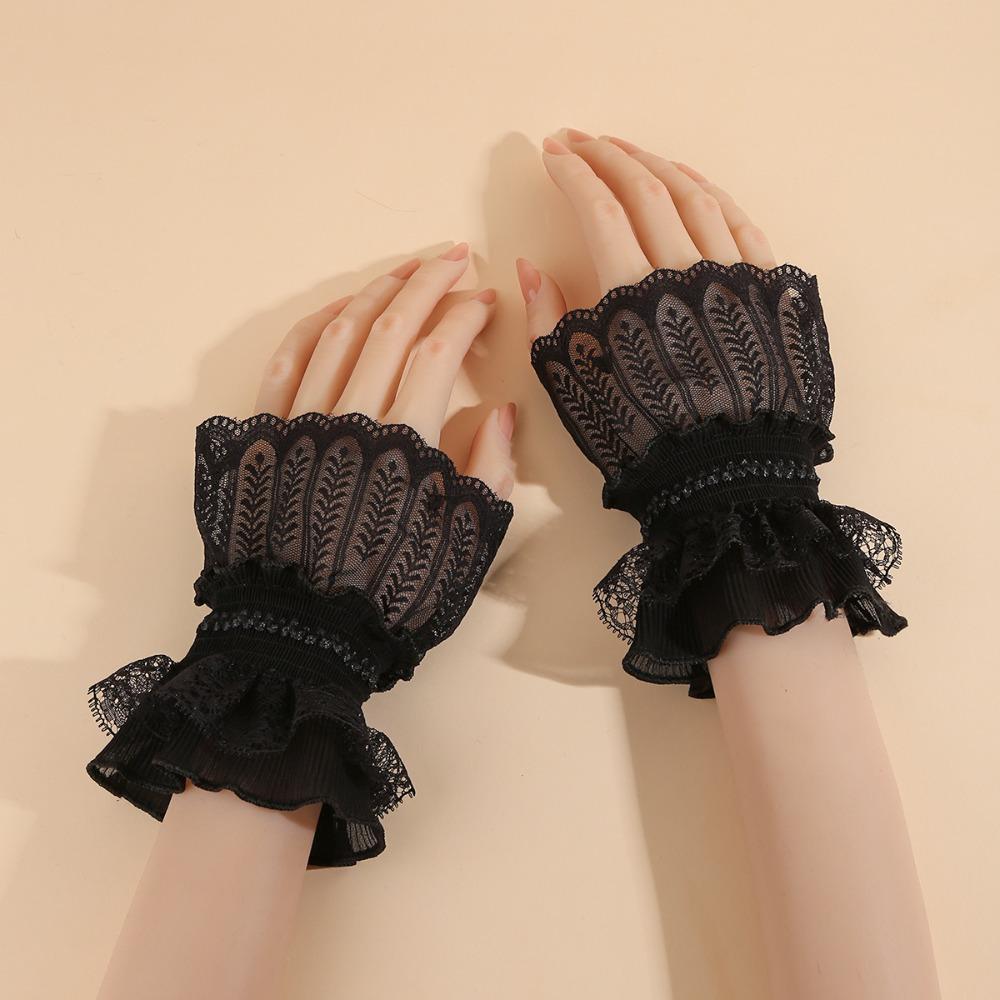 Costume Accessory Fake Sleeves Cuffs Comfortable Lace Cuff Fashion Fake Cuff Daily Accessory