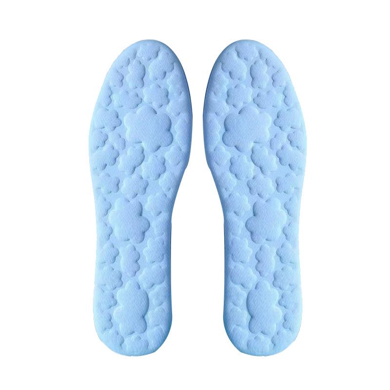 Breathable Women's Sport Insoles: Sweat-Absorbing, Odor-Resistant, Soft, Non-Tiring Summer Training Footbeds