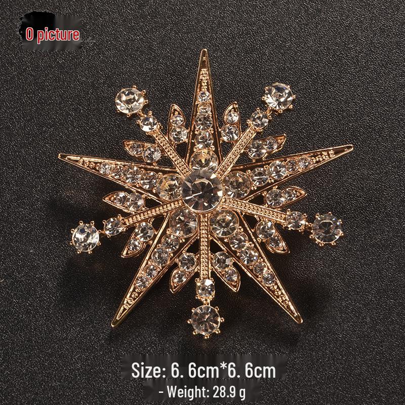 

Ретро Брошь Большое Крыло из Кристаллов в Британском Стиле для Пальто и Пиджаков