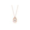 Tirrlirr Dancing Rock Silver Pink Necklace Tnssvp13855M