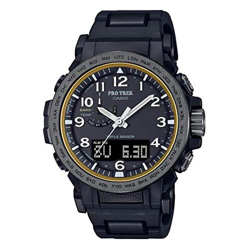 [Casio] Protrek Watch [Domestic Genuine Product] Climber Line Radio Solar Biomass Plastic PRW-51FC-1JF Men's Black