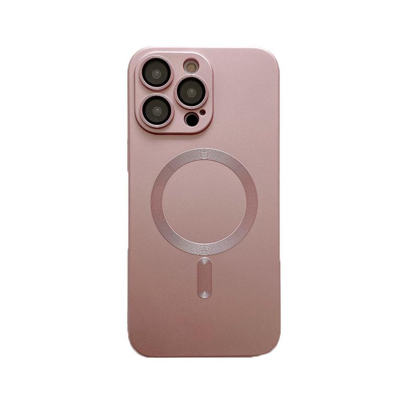 Hot-selling All-inclusive Metal Paint Mobile Phone Case with Lens Protection with Magnetion for 17pro 17promax 16pro 16promax