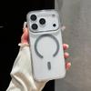 Color Bumper Hard For  Case For For Iphone 17 Pro Max Air 11 12 13 14 15 16 Plus Magnetic Wireless Charge Clear Cover