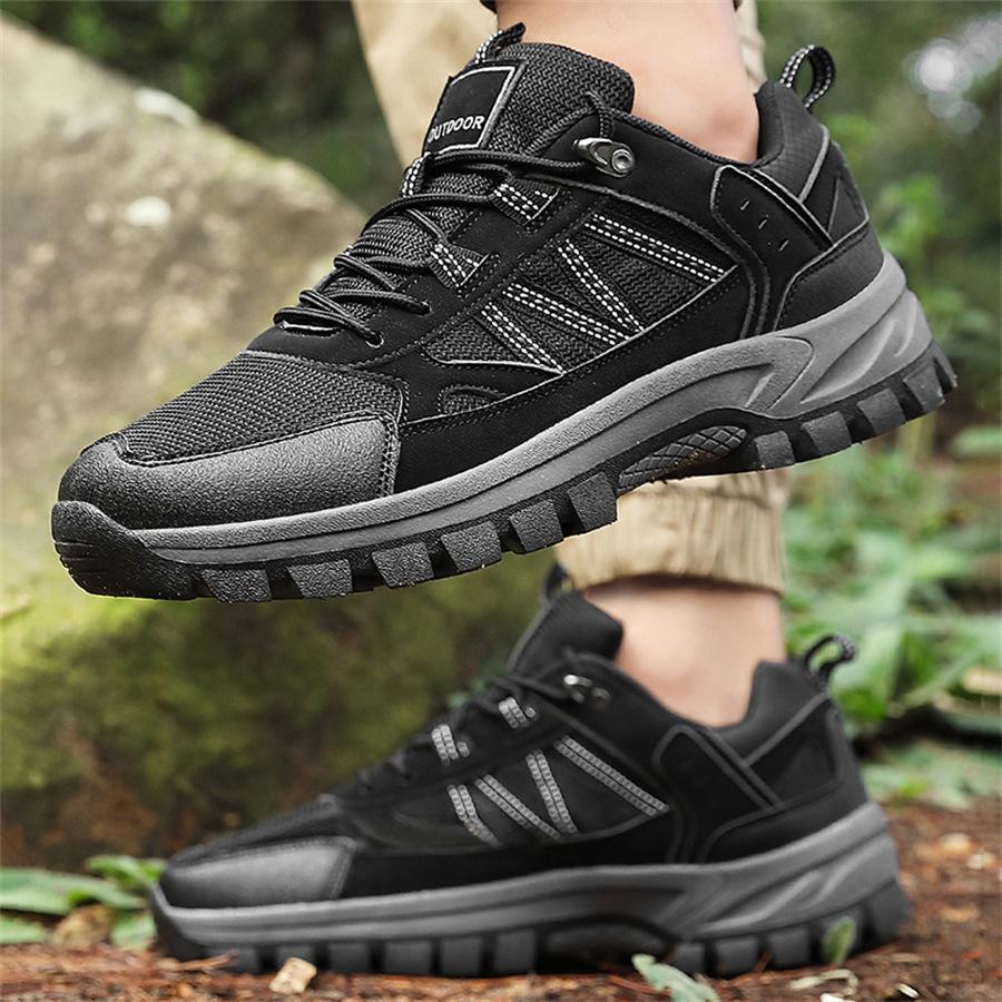 2025 Autumn and Winter New Men's Shoes Popular Sports Shoes Men's Large Size Outdoor Hiking Shoes Men's Casual Men's Shoes Non-slip