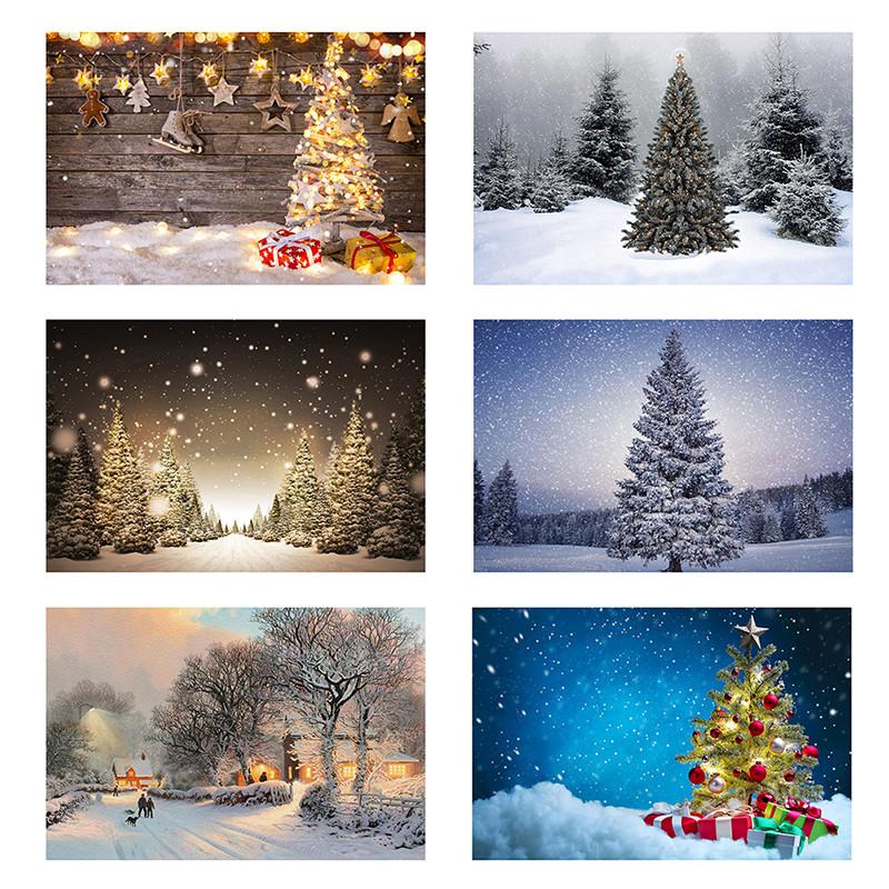 Winter Wonderland Themed Background,Christmas Photography Backdrop,for Parties and Holiday Photography Backdrops,Photo Studio