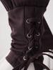 Pantaloni Medievali da Pirata per Ragazzo Design con Caviglia Elastica Costume Rinascimentale Vichingo Pantaloni a Strisce Pantaloni Gotici