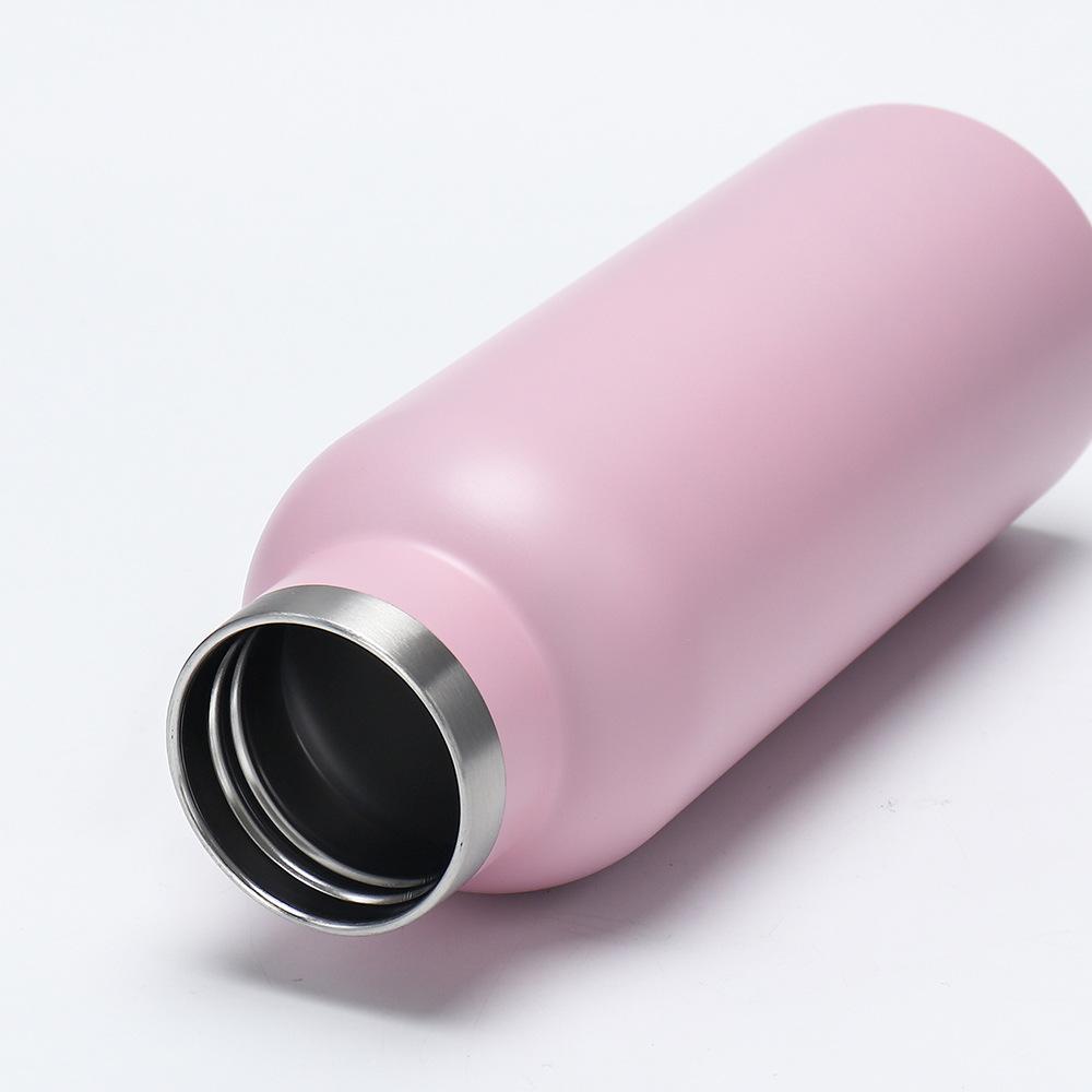 Outdoor New Outdoor Thermos Cup Large Capacity Portable Double Layer Vacuum Thermos Bottle Stainless Steel Thermos Cup
