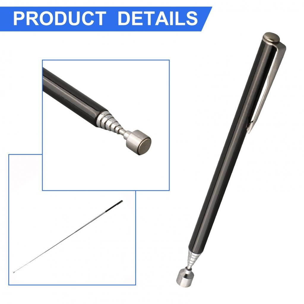 Strong Magnetic Pickup Pocket Clip 1.5LB Long Retractable