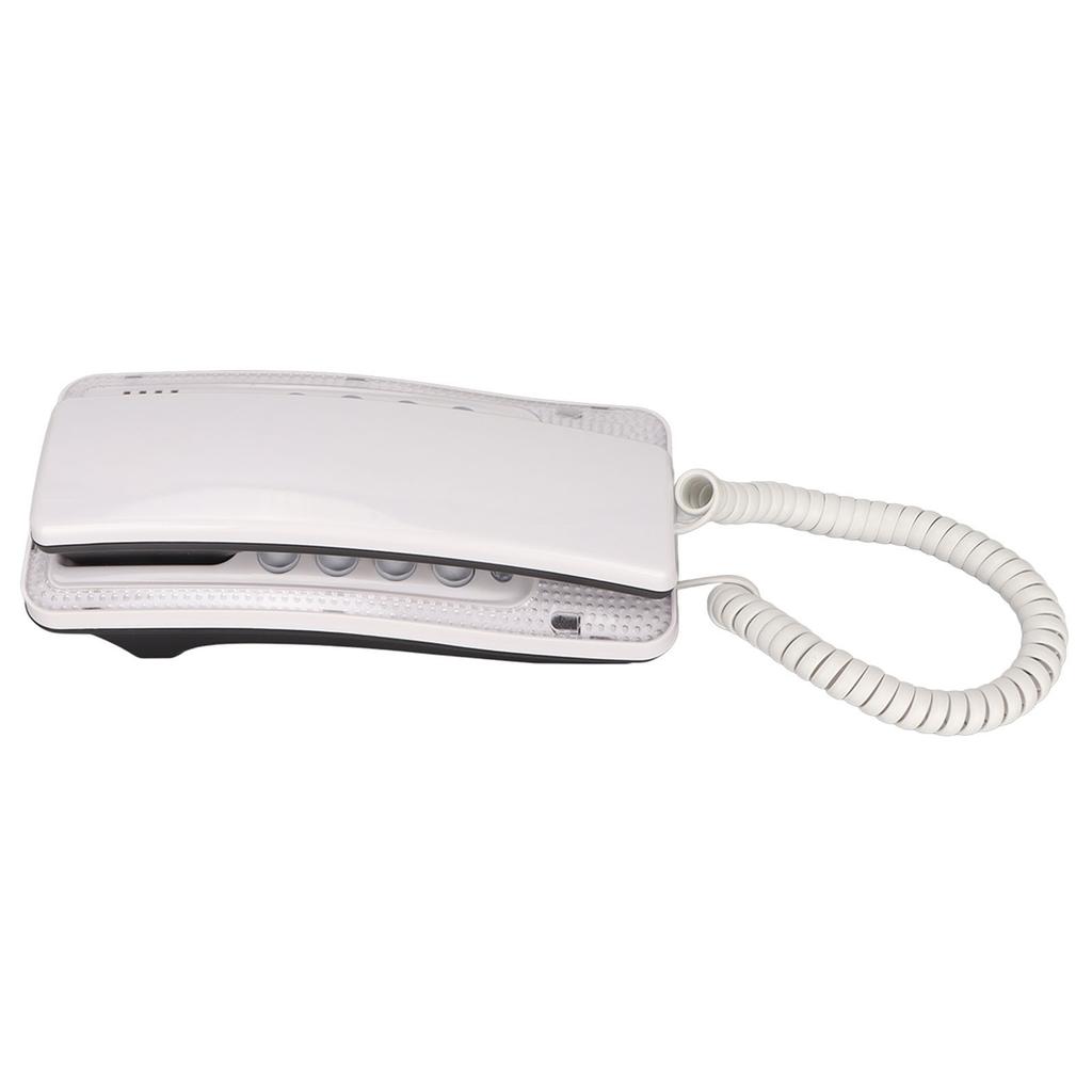 KXT‑438 Wall Mounted Home Phone Corded Telephone with Redial Quick Flash Mute Function for Home Hotel School Office