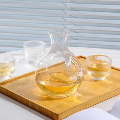 Pot à Alcool en Verre Japonais Distributeur de Saké Carafe à Saké Soju Baijiu Verre Créatif Maison de Glace Fiole à Vin Articles de Bar Pour Whiskey Vodka