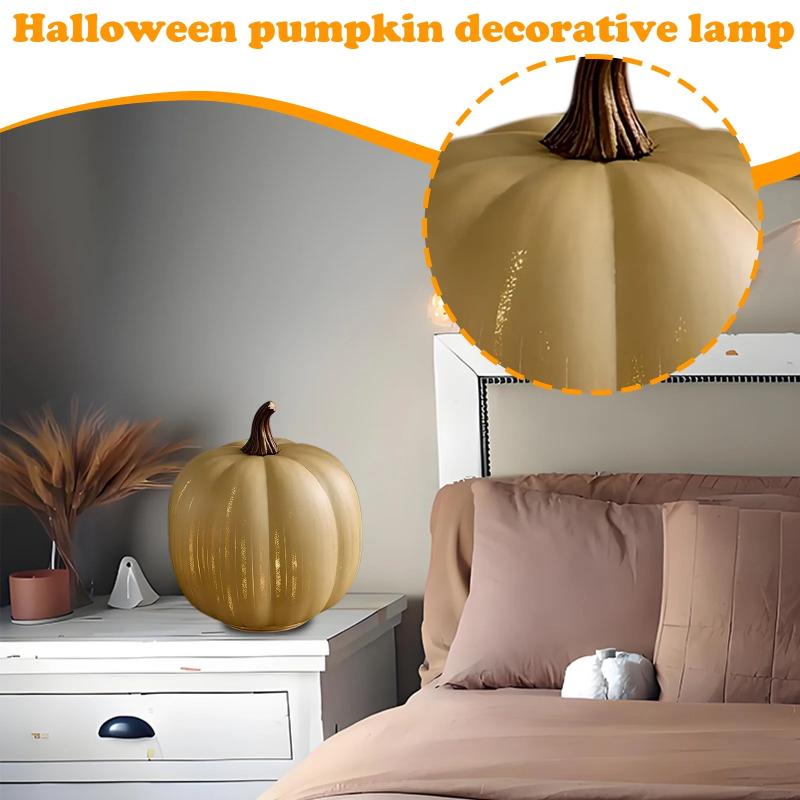 Twinkle Led Light Pumpkins With Timer Timer Lighted Sparkling Starry Night Glass Pumpkin For Home Bedroom Bathroom Hallway